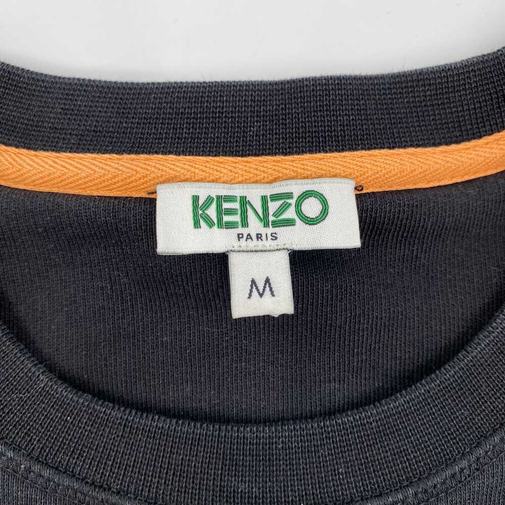 Kenzo Black Embroidered Eiffel Tower Crewneck Sweatshirt | Women M - Picture 3 of 7
